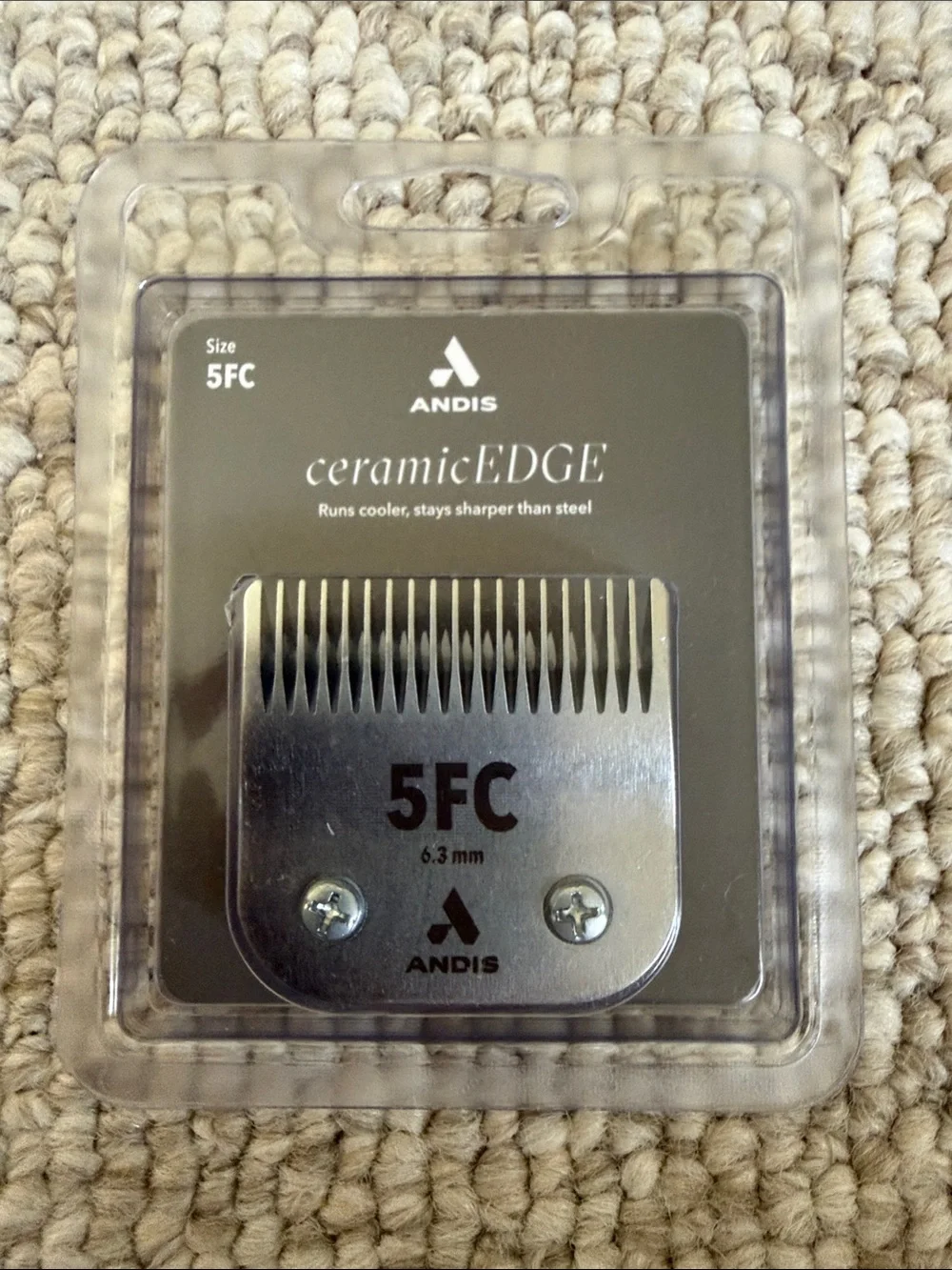 Andis CeramicEDGE 5FC Replacement Blade - Silver/Black